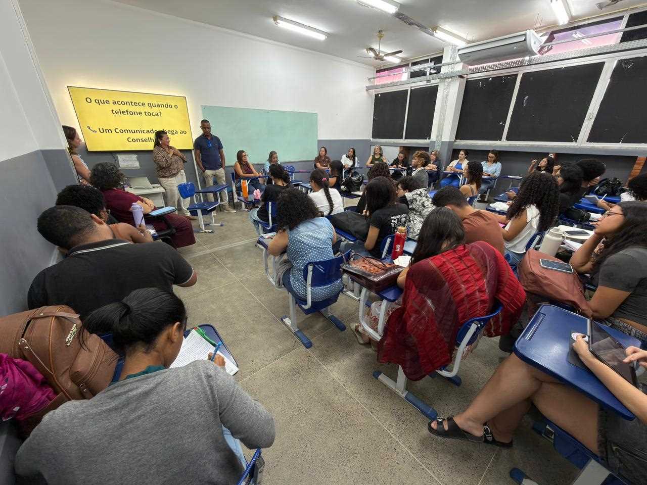Estudantes de Psicologia conhecem atuação da rede socioassistencial de Ilhéus.