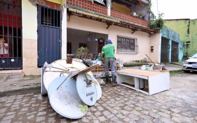 Cata-Treco recolhe materiais descartados no Nelson Costa e amplia calendário de ações em Ilhéus.