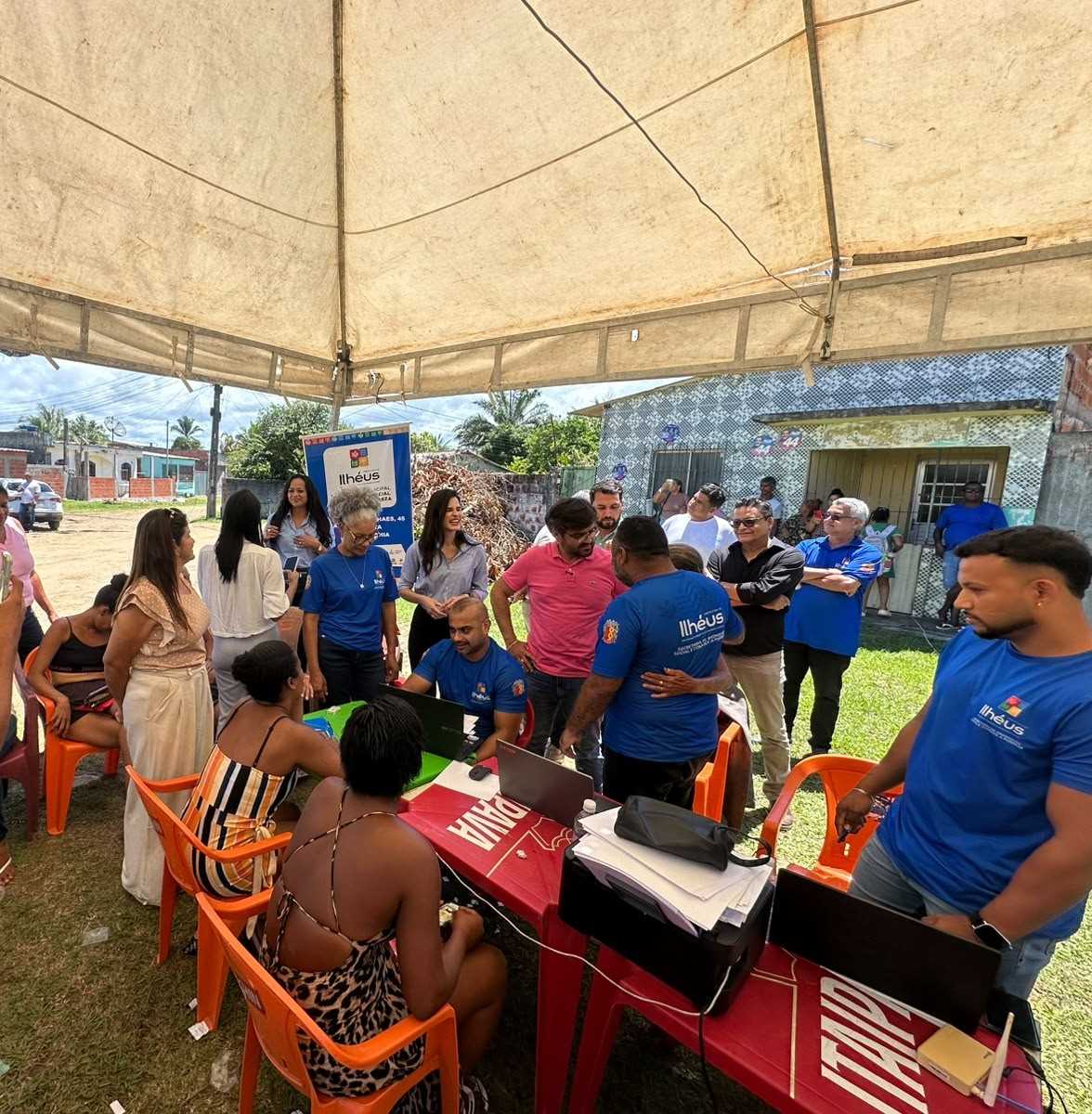 Mutirão da Cidadania leva serviços sociais aos moradores de Sambaituba.