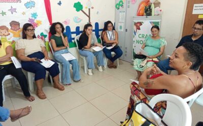 CRAS Norte promove roda de conversa e orienta gestantes sobre plano de parto.