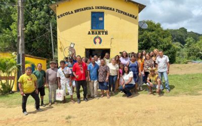 CRAS promove ação de enfrentamento à violência contra mulheres na comunidade indígena de Abaeté.