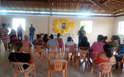 Equipe itinerante da Saúde leva atendimentos e ações do Setembro Amarelo ao Condomínio Sol e Mar.
