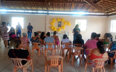 Equipe itinerante da Saúde leva atendimentos e ações do Setembro Amarelo ao Condomínio Sol e Mar.