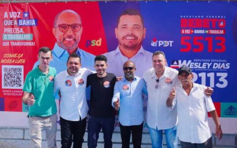 No Sudoeste baiano, Bebeto visita Tanhaçu e conversa com moradores e comerciantes.