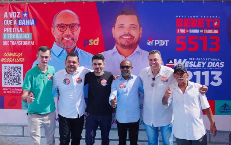 No Sudoeste baiano, Bebeto visita Tanhaçu e conversa com moradores e comerciantes.