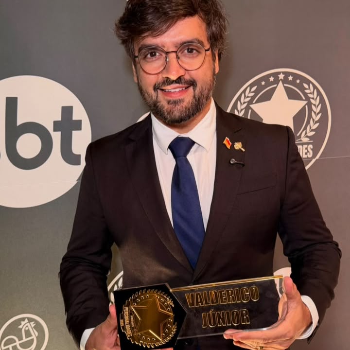 Valderico Junior recebe Prêmio Personalidades da TV Aratu por trabalho à frente de Ilhéus.