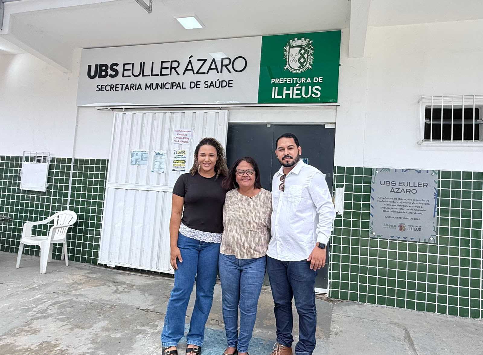 Prefeitura de Ilhéus mobiliza equipes para reparos em unidades de saúde após chuvas.