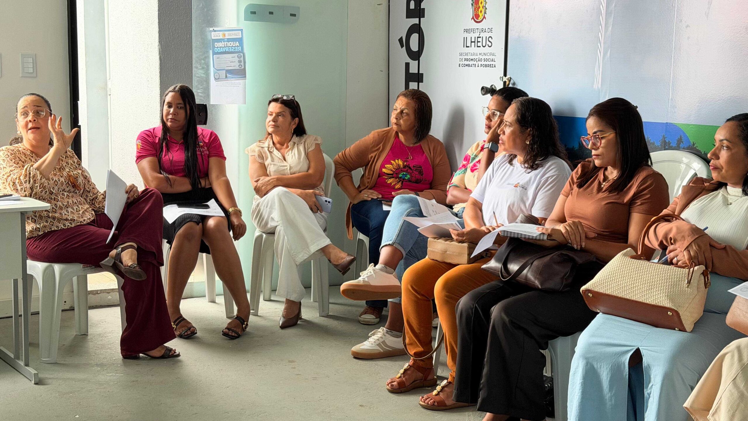 Secretaria de Promoção Social de Ilhéus alinha fluxos de atendimento da rede de proteção.