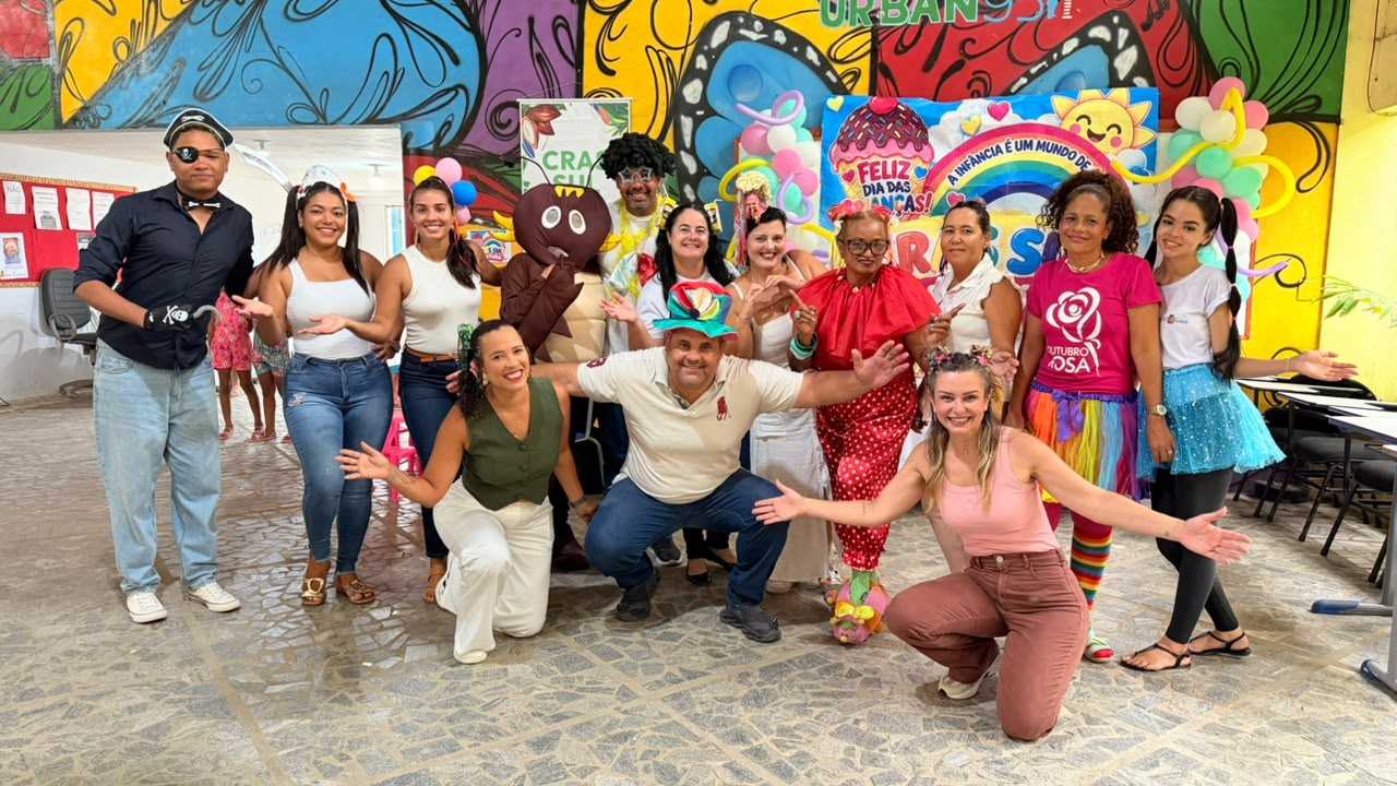 Prefeitura de Ilhéus estende celebrações do Dia das Crianças com atividades no CRAS Sul.