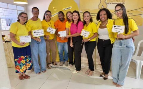 Saúde mental de profissionais da assistência social é tema de atividade em Ilhéus.