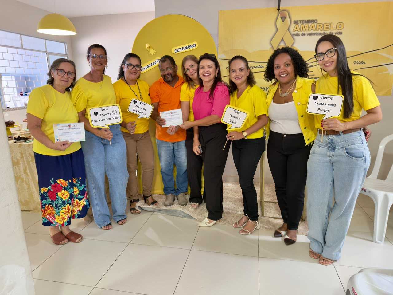 Saúde mental de profissionais da assistência social é tema de atividade em Ilhéus.