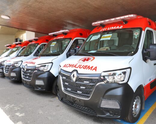 Bahia é contemplada com dez novas ambulâncias para reforçar serviço do SAMU e transporte de pacientes.