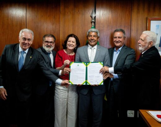 Em agenda com Jerônimo Rodrigues, Governo Federal formaliza destinação de R$ 3 bilhões para a Ponte Salvador–Itaparica.