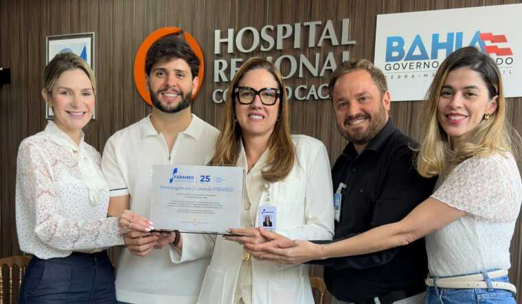 Hospital Regional Costa do Cacau celebra 25 anos da Fundação Fabamed.