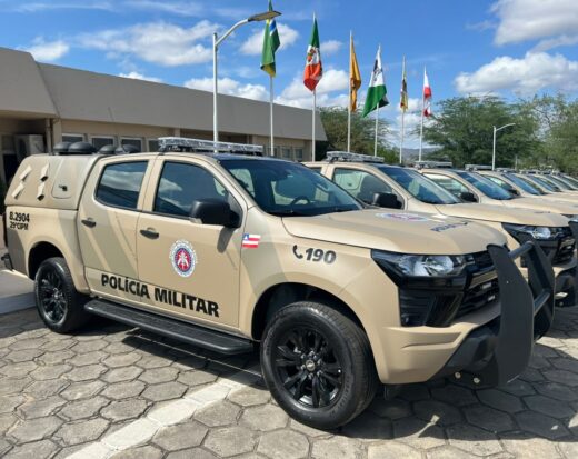 Governo da Bahia entrega 20 novas viaturas para a Polícia Militar com investimento de R$ 7,2 milhões.